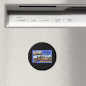 Aimant Salutations de Las Vegas Nouveau-Mexique (In Situ (Lave-vaisselle))