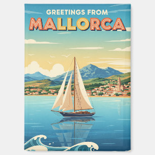 Aimant Salutations de Majorque Voyage en Espagne
