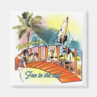 Aimant Salutations de Miami