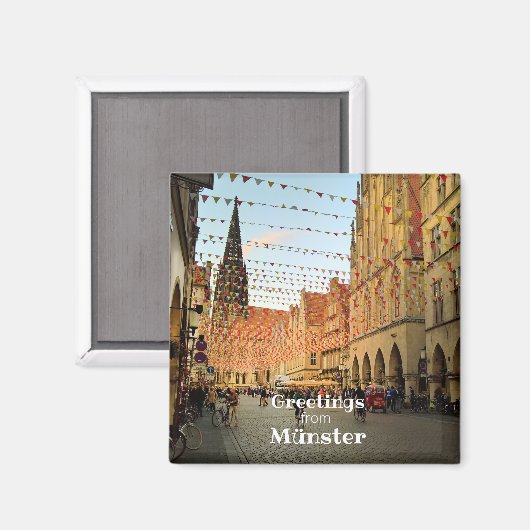 Aimant Salutations de Münster (Recto/Verso)