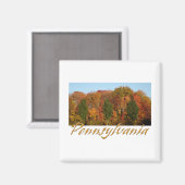 Aimant Salutations de Pennsylvanie (Recto/Verso)