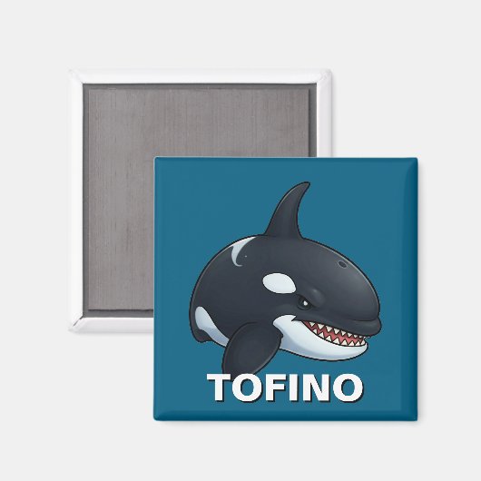 Aimant Salutations de Tofino Orca (Recto/Verso)