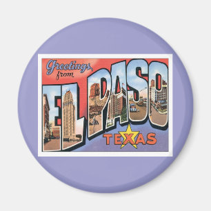 Aimant Salutations d'El Paso, le Texas