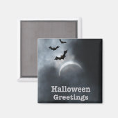 Aimant Salutations d'Halloween éffrayante Eclipse (Recto/Verso)