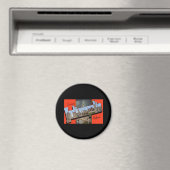 Aimant Salutations d'Indianapolis Indiana (In Situ (Lave-vaisselle))