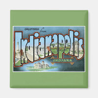 Salutations d'Indianapolis Indiana ! Vintage