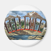 Aimant Salutations Du Colorado (Devant)