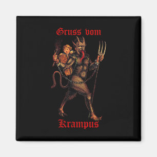 Aimant Salutations Du Festival de Noël Gruss Vom Krampus