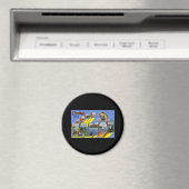 Aimant Salutations du lac Tahoe (In Situ (Lave-vaisselle))