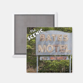 Aimant Salutations Du Motel Pittoresque Bates (Recto/Verso)