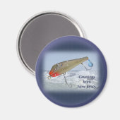 Aimant Salutations Du New Jersey Fishing Lure (Recto/Verso)