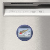 Aimant Salutations Du New Jersey Fishing Lure (In Situ (Lave-vaisselle))