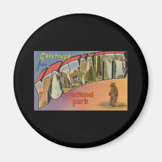 Aimant Salutations Du Parc National Yosemite