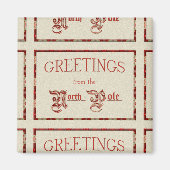 Aimant Salutations du pôle Nord (Devant)