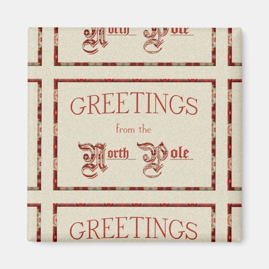 Aimant Salutations du pôle Nord (Devant)