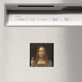 Aimant Salvator Mundi Christ avec le monde dans sa main (In Situ (Lave-vaisselle))