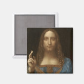 Aimant Salvator Mundi de Léonard de Vinci (Jésus-Christ) (Recto/Verso)