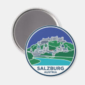 Aimant Salzbourg Autriche (Recto/Verso)