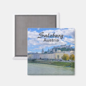 Aimant Salzbourg en Autriche Europe Souvenir (Recto/Verso)