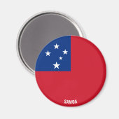 Aimant Samoa Drapeau charmant patriotique (Recto/Verso)