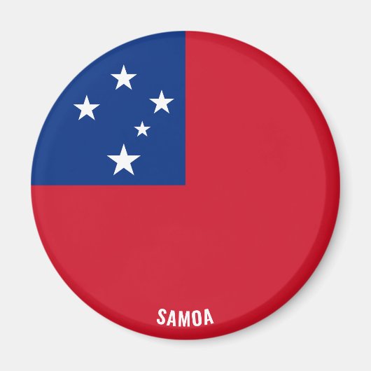 Aimant Samoa Drapeau charmant patriotique (Devant)