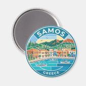 Aimant Samos, Grèce Grèce (Recto/Verso)