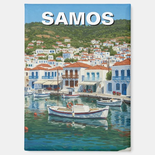 Aimant Samos Grèce Travel (Recto)