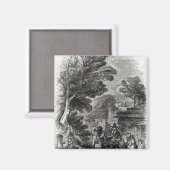 Aimant Samoset, le visiteur indien (Recto/Verso)