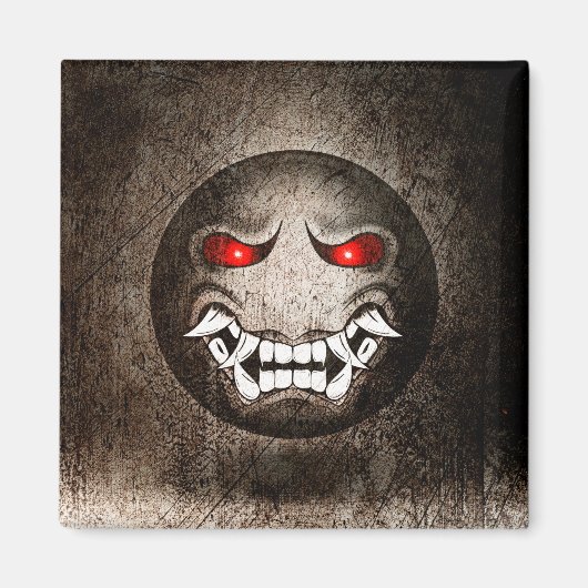 Aimant Samouraïmoji Vintage (Devant)