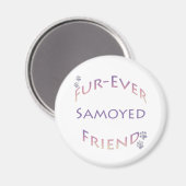 Aimant Samoyed Furever Friend (Recto/Verso)