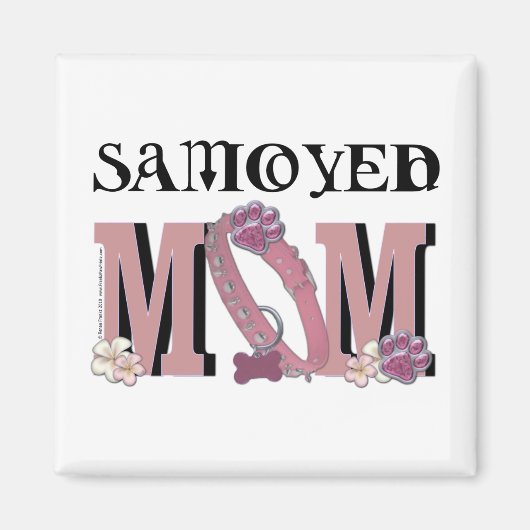 Aimant Samoyed MOM (Devant)