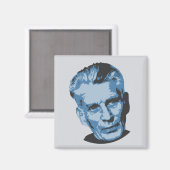 Aimant Samuel Beckett (Recto/Verso)