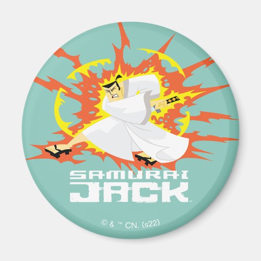 Aimant Samurai Jack Energy Graphic (Devant)