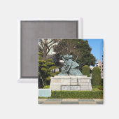 Aimant Samurai Kamakura Gongoro Kagemasa Kabuki Statue (Recto/Verso)