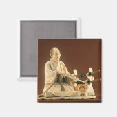 Aimant Samurai, Okinomo, Période Edo (Recto/Verso)