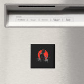 Aimant Samurai Spirit Graphic Modern Warrior's (In Situ (Lave-vaisselle))