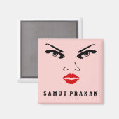 Aimant Samut Prakan, Une Femme Thaïlandaise (Recto/Verso)