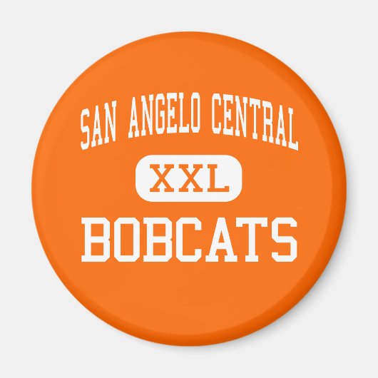 Aimant San Angelo Central - Bobcats - High - San Angelo (Devant)