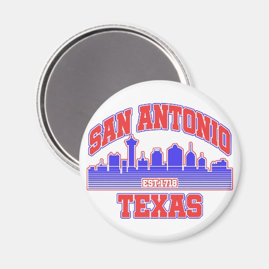 Aimant San Antonio, Texas (Recto/Verso)