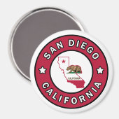 Aimant San Diego Californie (Recto/Verso)
