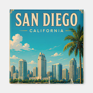 Aimant 🌊 San Diego Californie Vues de la ville côtière
