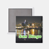 Aimant San Diego la nuit (Recto/Verso)
