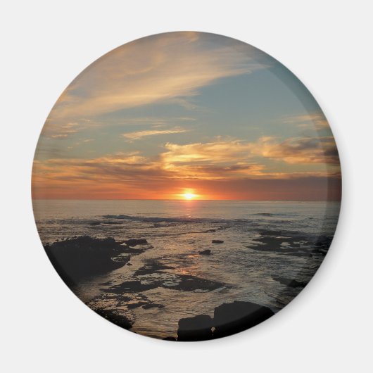 Aimant San Diego Sunset II California Seascape (Devant)