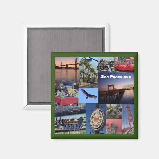 Aimant San Francisco (Recto/Verso)