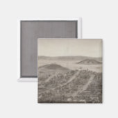 Aimant San Francisco, 1862 de Russian Hill (Recto/Verso)