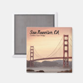 Aimant San Francisco California The Golden Gate Bridge (Recto/Verso)