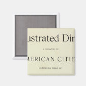 Aimant San Francisco Californie (Recto/Verso)