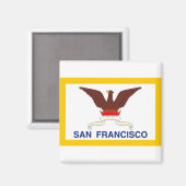 Aimant San Francisco Californie (Recto/Verso)