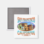 Aimant San Francisco Californie 1969 (Recto/Verso)
