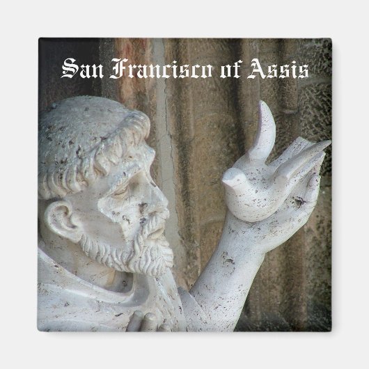 Aimant San Francisco et la colombe (Devant)